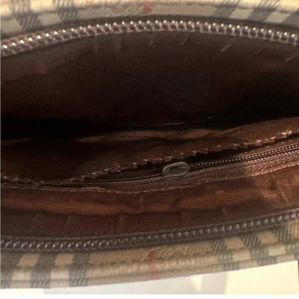 Vintage Burberry Nova Check Mini Tote Bag Beige Brown Y2K - Picture 6 of 15